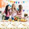 Little Cutie Tablecloth Orange Fruit Party Supplies Little Cutie is on The Way Disposable Plastic Table Cover for Citrus Baby Shower Birthday Tangerine Decoration, 54 x 108 Inches(3 Pack)